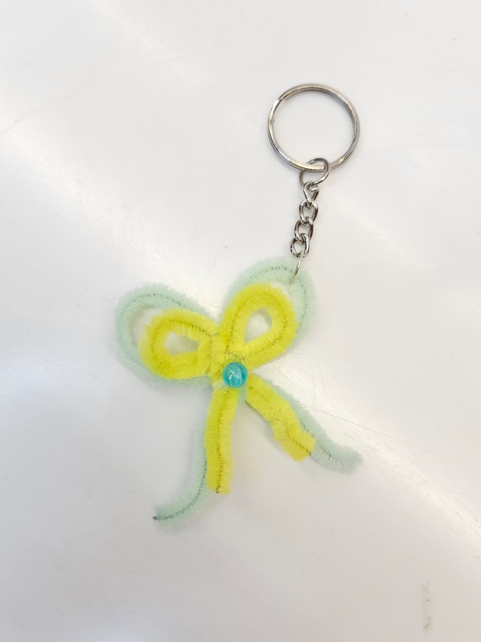 Yellow Bow Keychain